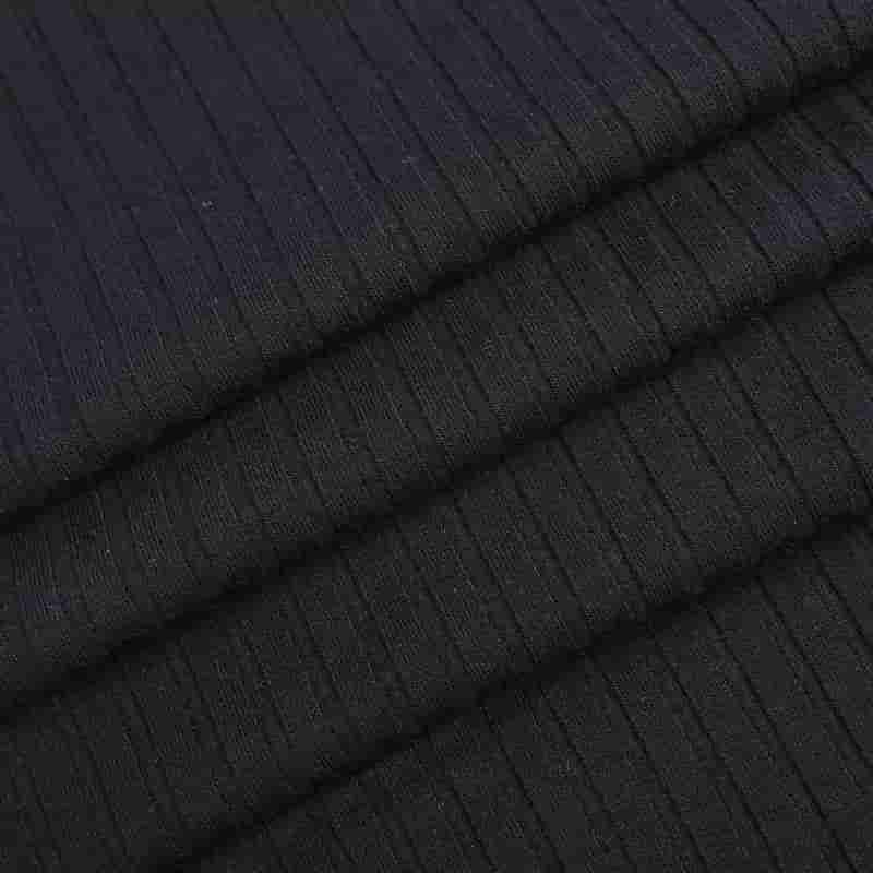 40s Lenzing Tencel + 30D Full-Plated Striped Spandex Rib Knit 40s Lenzing Tencel + 30D Full-Plated Striped Spandex Rib Knit